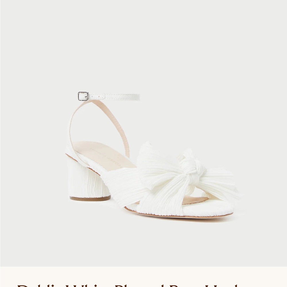 Loeffler Randall Daphila heel size 8, worn twice for wedding activities